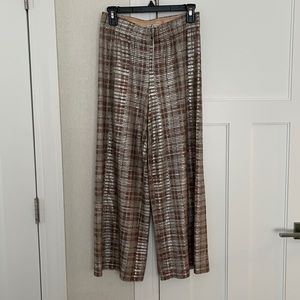 Alice + Olivia metallic pants